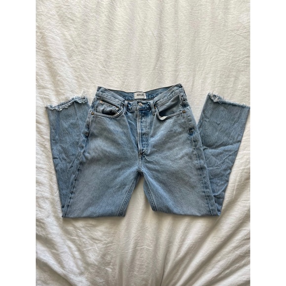 AGOLDE Riley High Rise Straight Crop Jeans - Picture 6 of 8